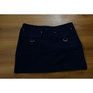 Womens Express Cargo Navy Stretchβ Mini Skirt
